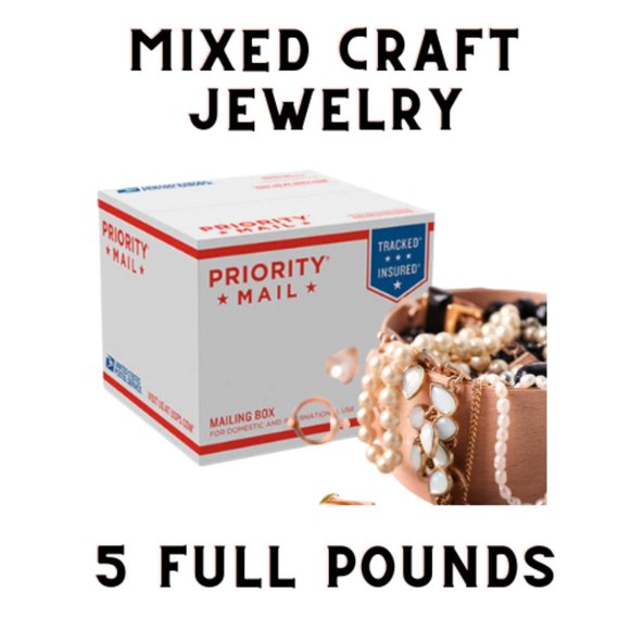 Jewelry - 5 Pounds of Craft Jewelry